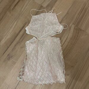 Dress with Side Cutouts